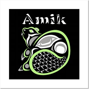 Amik (Beaver) Agender Pride Posters and Art